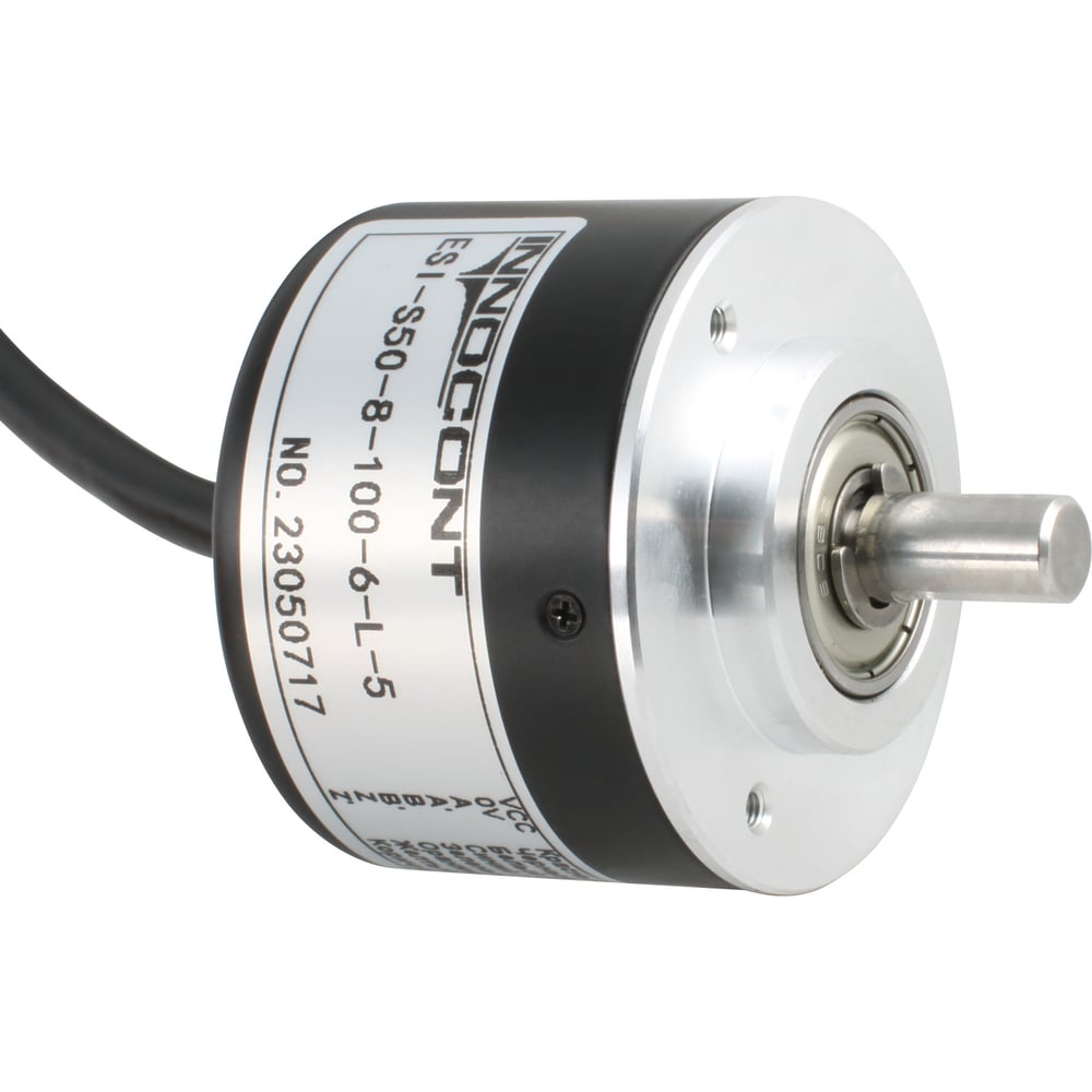 Изображение товара Инкрементальный энкодер INNOCONT D50mm 8mm вал 2500 имп/об 24VDC IP54