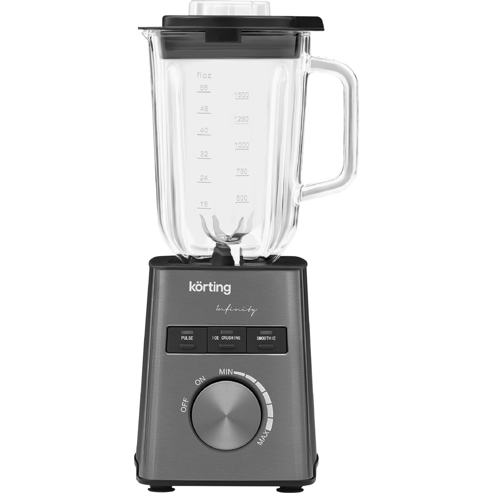 Изображение товара Настольный блендер Korting KTB 0701 Infinity мощный 1500 Вт стеклянная чаша компактный