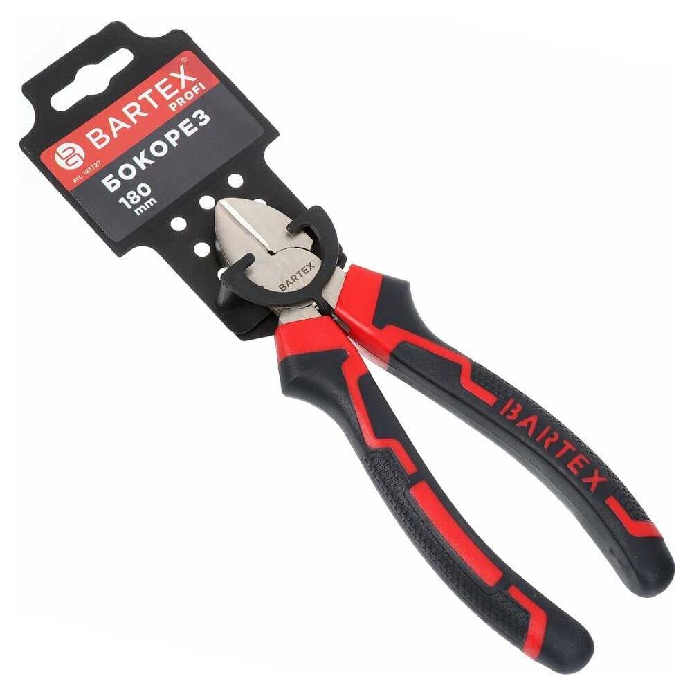 Изображение товара Бокорез BARTEX 180 мм профессиональные бокорезы для точной резки металлов и изоляции