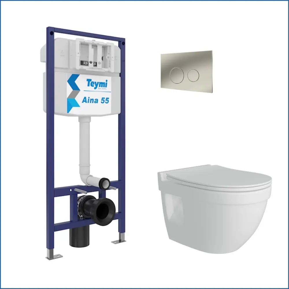 Изображение товара Инсталляция с унитазом Teymi Vitra Pro 5 в 1