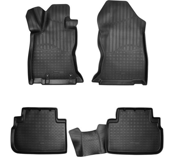 Изображение товара Коврики 3D в салон Element для SUBARU Forester 2025- Внед, 4шт.(полиуретан) / Субару Форестер ELEMENT3DAN1185210k