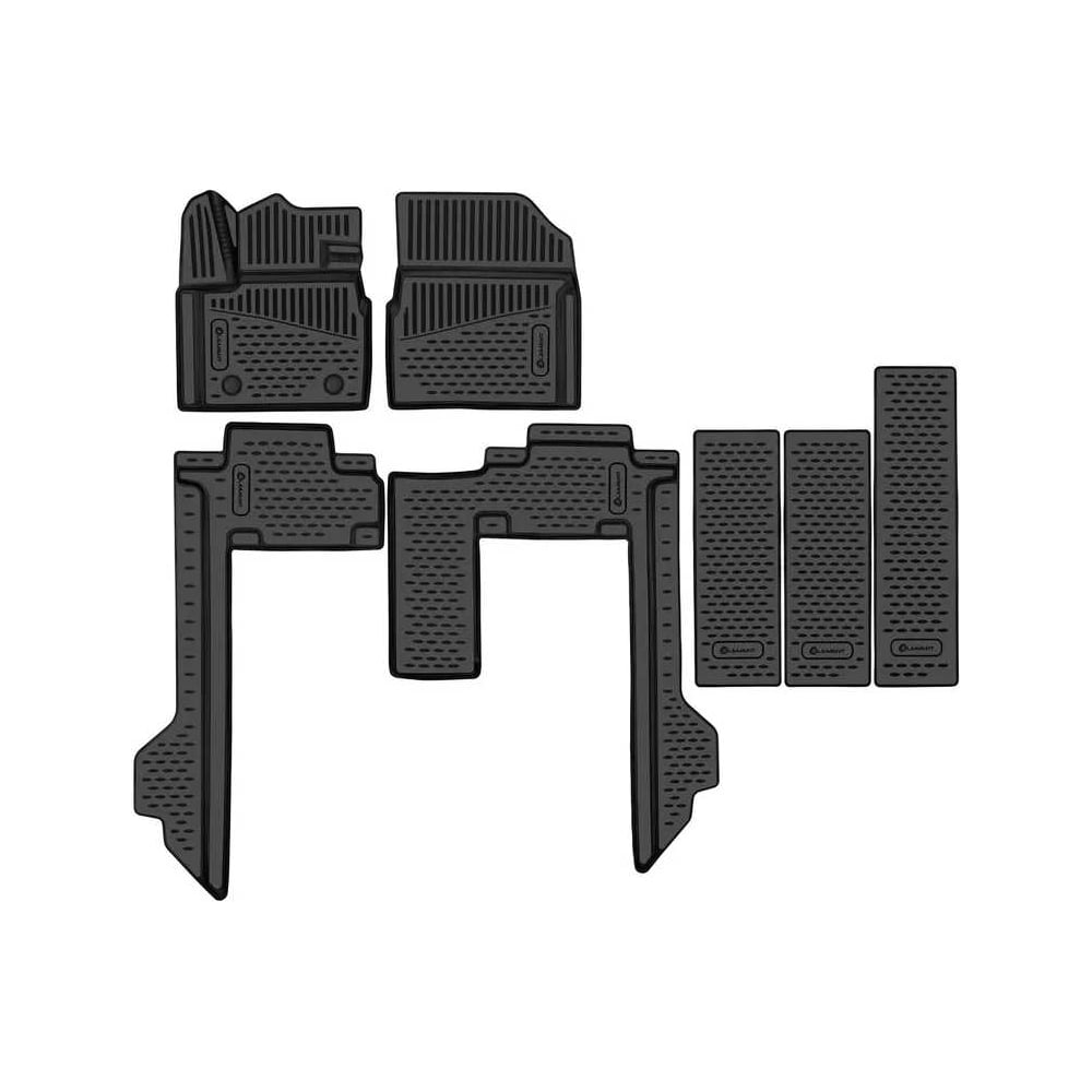 Изображение товара Набор 3D салонных ковриков Element для WEY 80 2024, 7 шт
