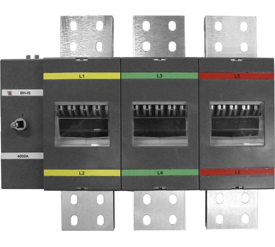 Изображение товара Выключатель нагрузки с видимым разрывом Akel ВН-IS-D3P-4000A-В 3P/4000A/1000V/без ручки управления и переходника 803311