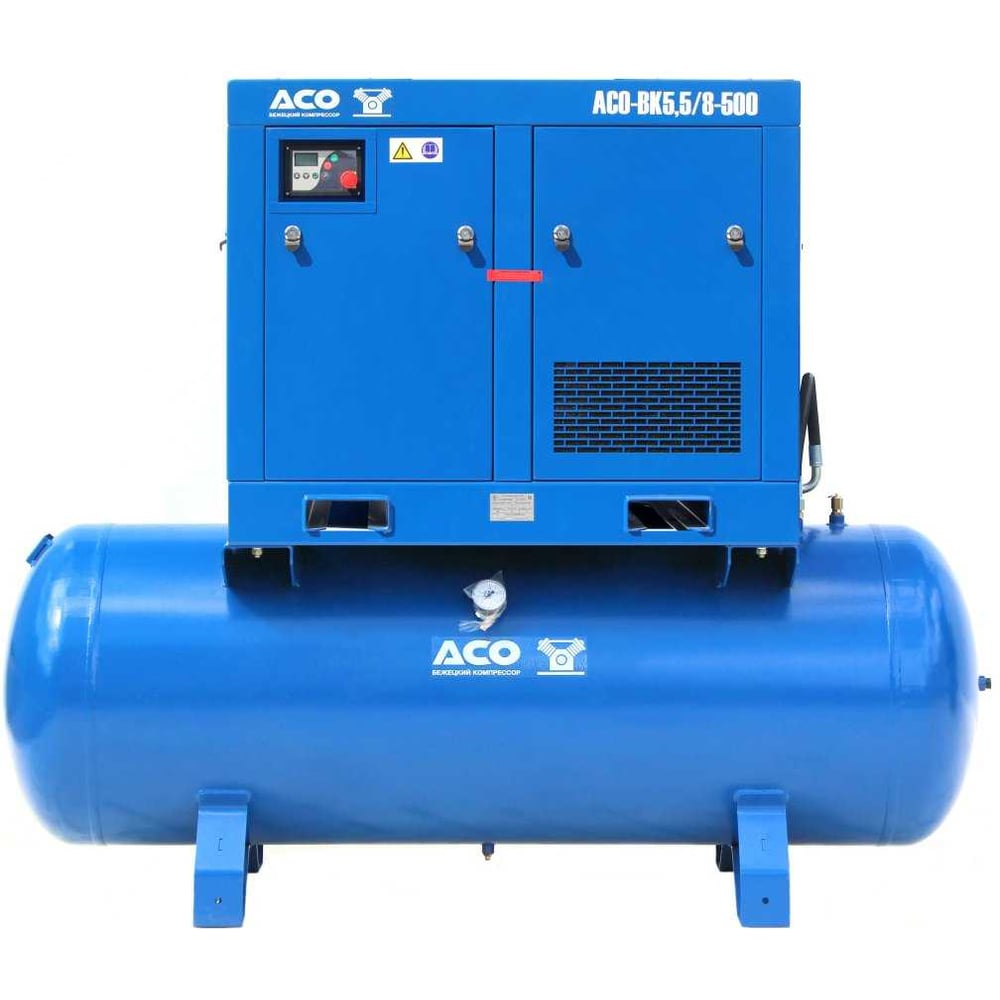 Изображение товара Комплексная винтовая компрессорная установка Бежецк АСО ВК 5,5/8М2-500 профессиональный