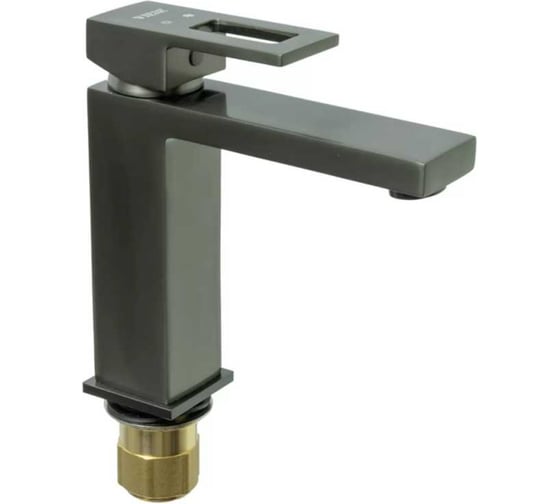 Изображение товара Смеситель для раковины ViEiR однорычажный графит для стильной раковины в ванной комнате V193511-G