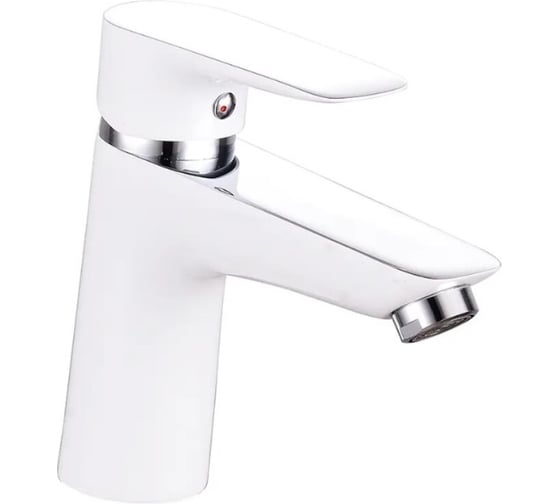 Изображение товара Смеситель для раковины ViEiR однорычажный белый/хром для умывальника V263511-F