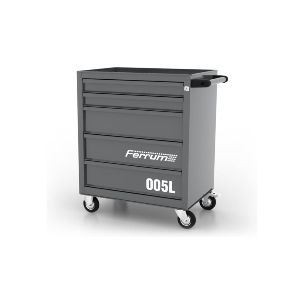 Изображение товара Тележка инструментальная FERRUM 02.005L-7046 с 5 ящиками
