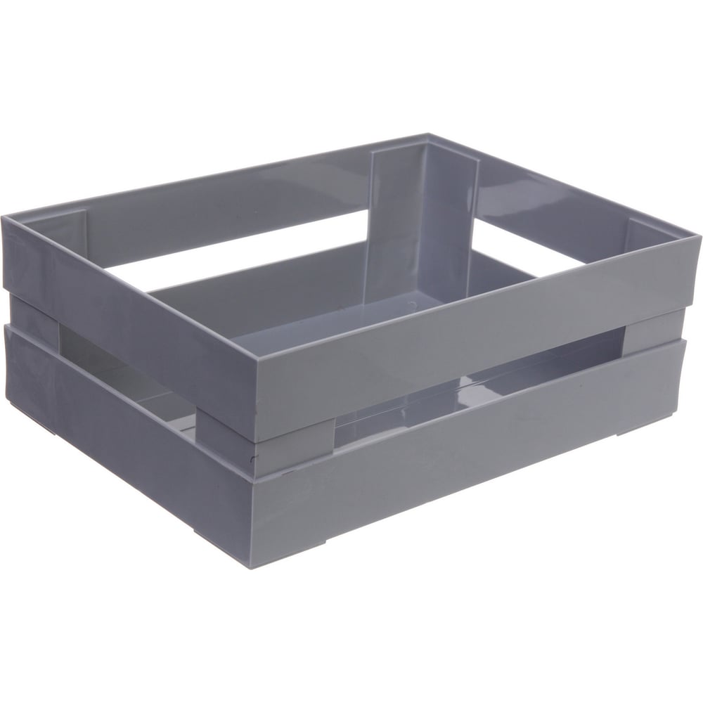 Изображение товара Универсальный складной пластиковый органайзер для хранения 30.5х22.5х11.5см серый