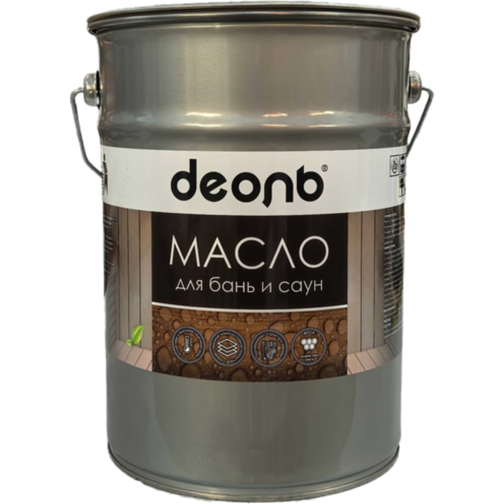 Изображение товара Масло для пропитки древесины Деоль 4.5 литра для бань и саун