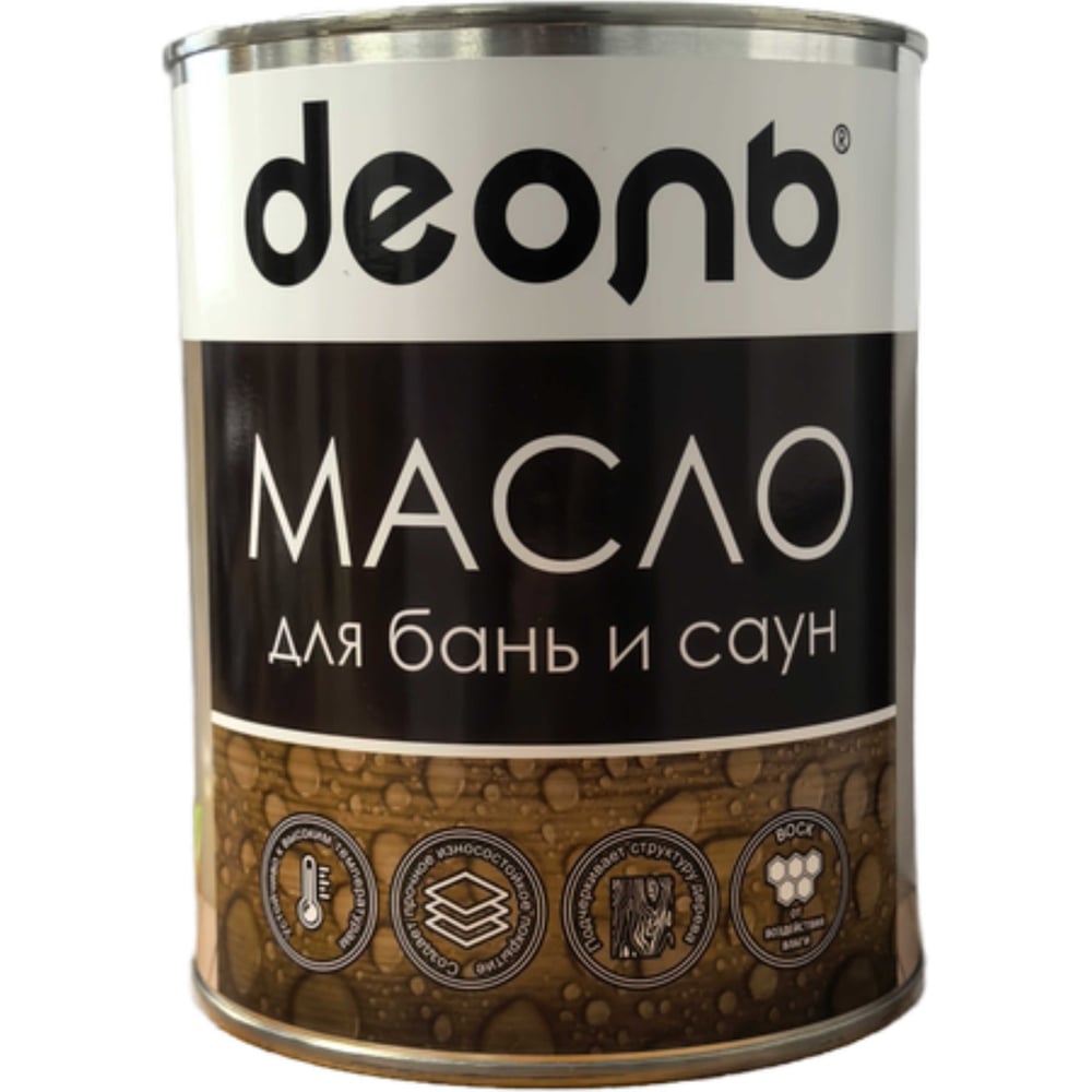 Изображение товара Масло для бань и саун ДЕОЛЬ 0.75л для защиты древесины