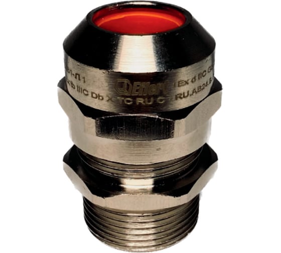 Изображение товара Ввод кабельный взрывозащищенный Effert Exe латунь никелированная ExTra М40 (16-28), 1 шт. КВ1-Л1-25М