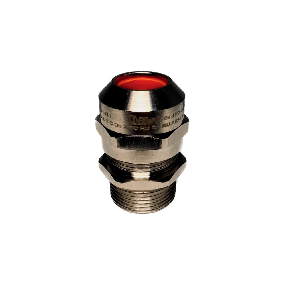 Изображение товара Взрывозащищенный кабельный ввод Effert Exe М50 никелированная латунь 21-35 мм