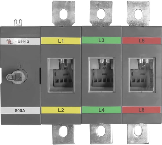 Изображение товара Выключатель нагрузки с видимым разрывом Akel ВН-IS-D3P-800A-В 3P/800A/1000V/без ручки управления и переходника 803068