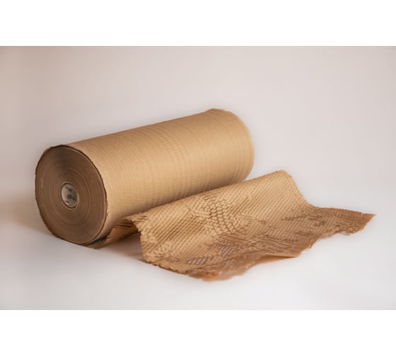 Изображение товара Крафт-бумага сетчатая (сотовая) БумАльтернатива PerfectoPack, бурая, 250м (420м) 2225011