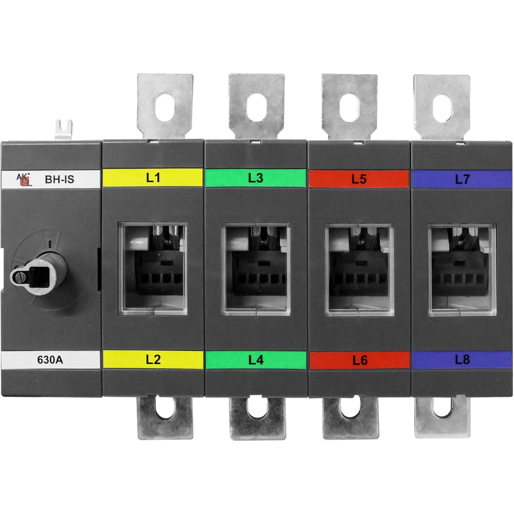 Изображение товара Выключатель нагрузки Akel ВН-IS-D4P-630A-В 4P 1000В IP20 для промышленных систем
