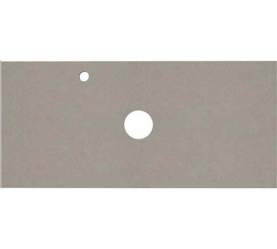 Изображение товара Столешница Aquanet Flat 100 отверстие слева, бежевый (345786) 00345786