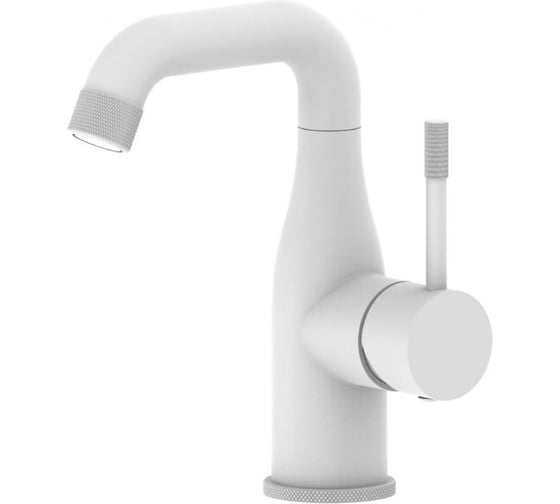 Изображение товара Смеситель для раковины ViEiR однорычажный белый аэратор для умывальника V403514-F