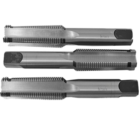 Изображение товара Метчик трапецеидальный Beltools Tr36х3 машинно-ручной HSS 3шт компл. L=200мм ri.118.3400