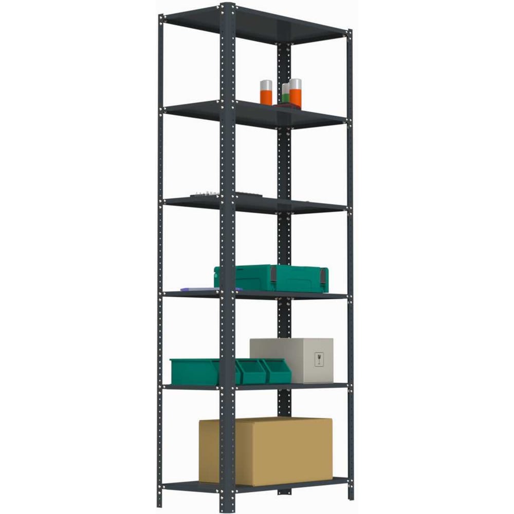 Изображение товара Стеллаж ООО Металекс AIR 2000х1000х300 с 6 полками серый