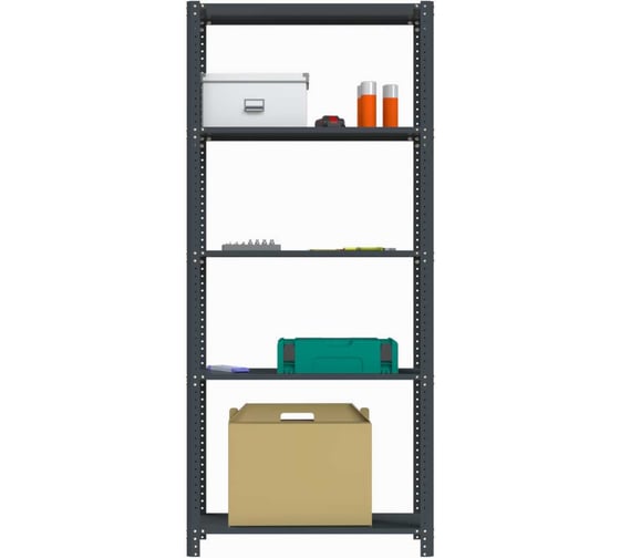 Изображение товара Стеллаж ООО Металекс AIR 2000х1000х500 (5 полок) серый  / 109192