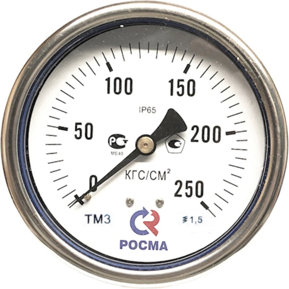 Изображение товара Манометр осевой РОСМА ТМ-320Т.00 для измерения давления