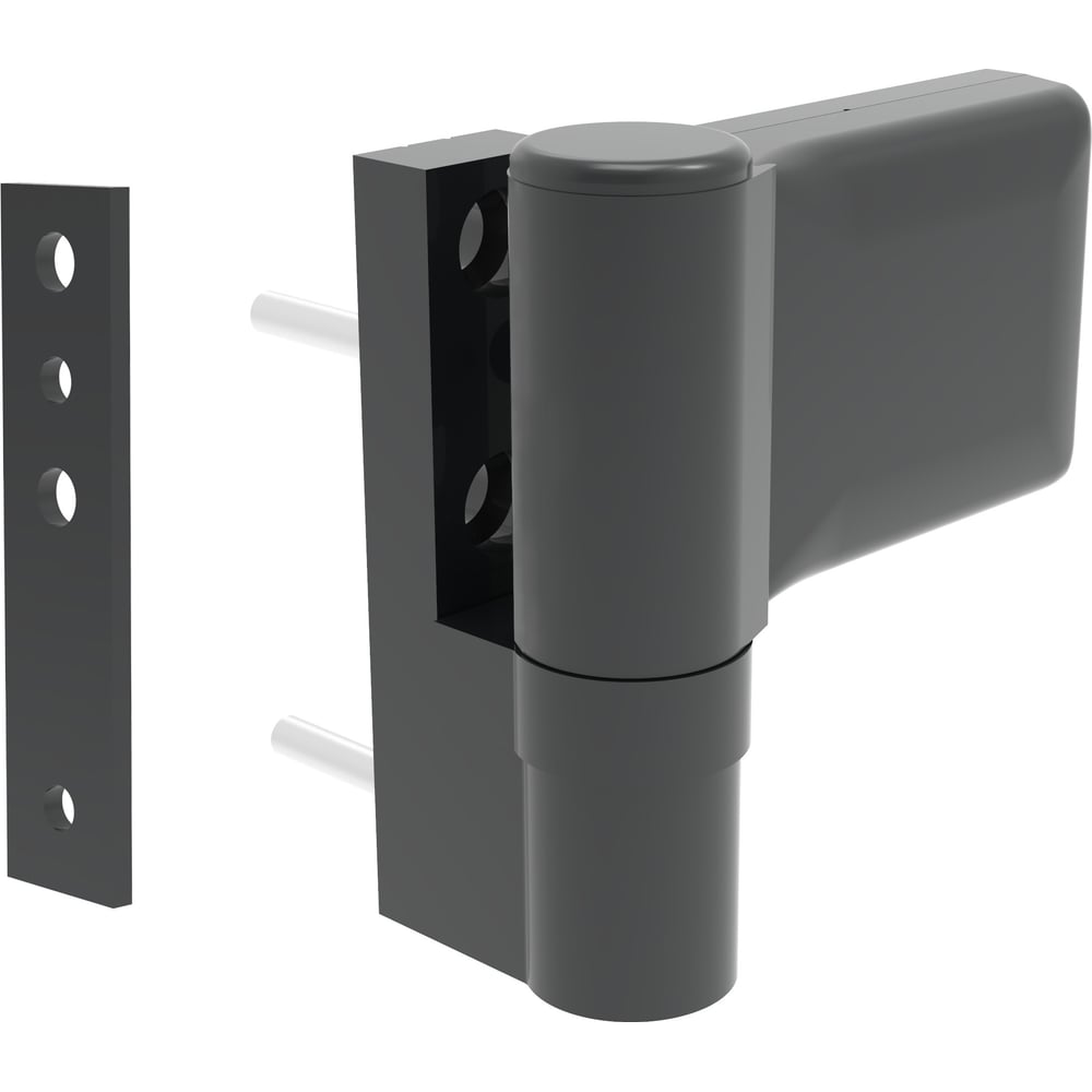 Изображение товара Петля для ПВХ дверей DORF DHS 100 кг Черная универсальная