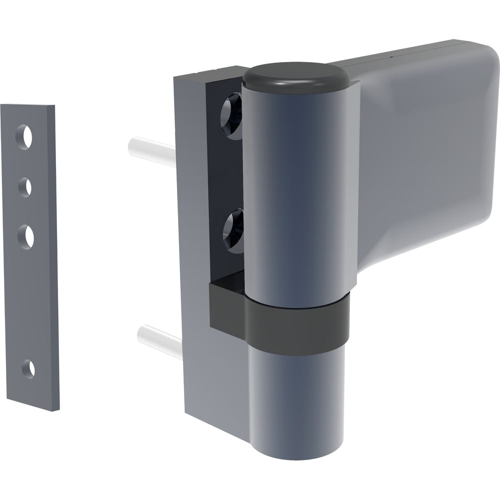 Изображение товара Петля для ПВХ дверей DORF до 100 кг антрацит RAL 7016 универсальная монтаж