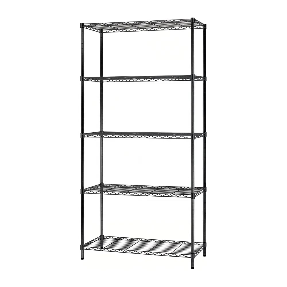 Изображение товара Стеллаж сетчатый СТЕЛЛА-ТЕХНИК 900х350х1800 мм 5 полок черный