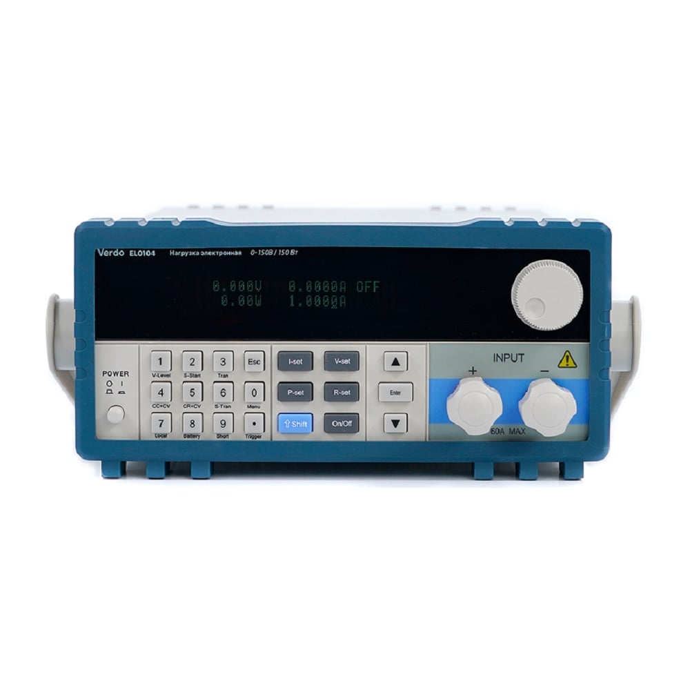 Изображение товара Электронная нагрузка VERDO EL0104 300 Вт 0-60 А 0-150 В профессиональный тестовый прибор