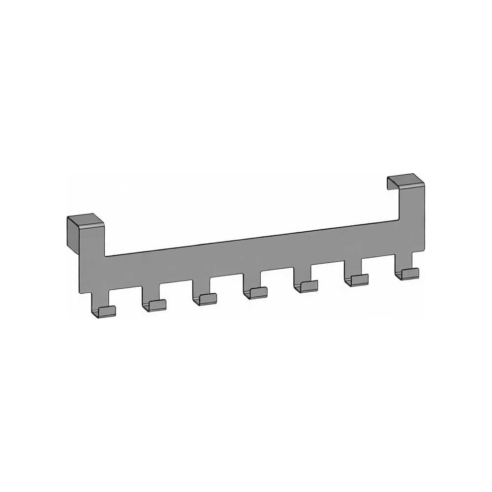 Изображение товара Крючки на дверь Parallax белый 410х40х105 7 рожков, металл, навесные