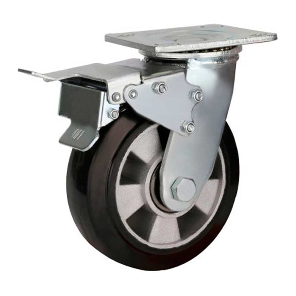 Изображение товара Большегрузное колесо с алюминиевым ободом А5 SCDLb 63 150 мм 430 кг промышленное