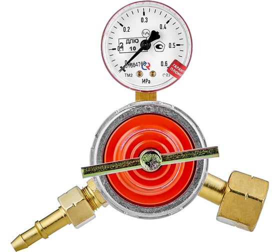 Изображение товара Редуктор пропановый ПТК БПО-5-4, с поверенным манометром 00000040867