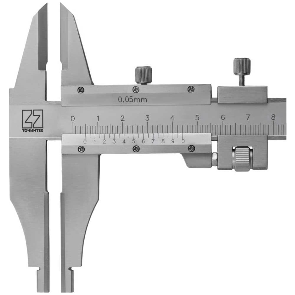 Изображение товара Штангенциркуль ТОЧИНТЕХ ШЦТ-II-250-0,05 из нержавеющей стали для профессионалов