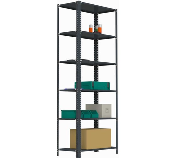 Изображение товара Стеллаж ООО Металекс AIR 2200х1000х300 (6 полок) серый / 109262