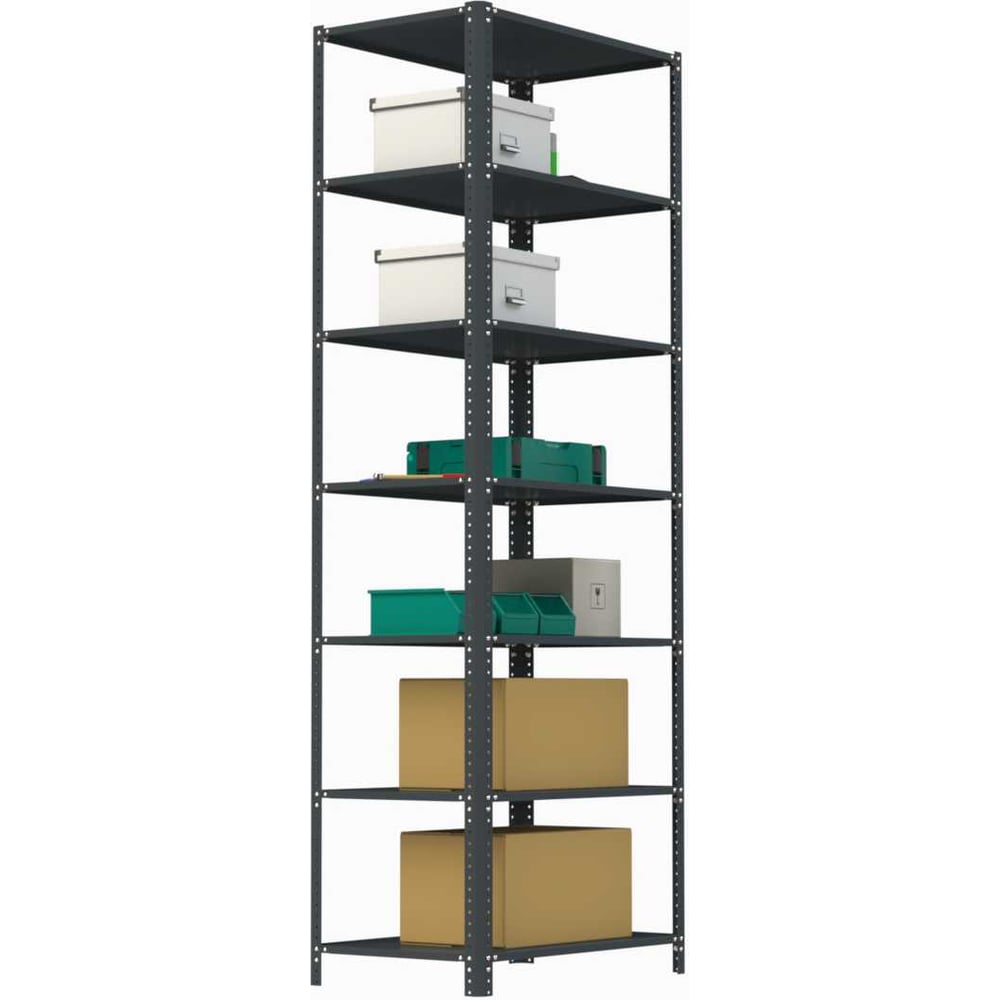 Изображение товара Стеллаж ООО Металекс AIR 2200х800х300 с 7 полками серый