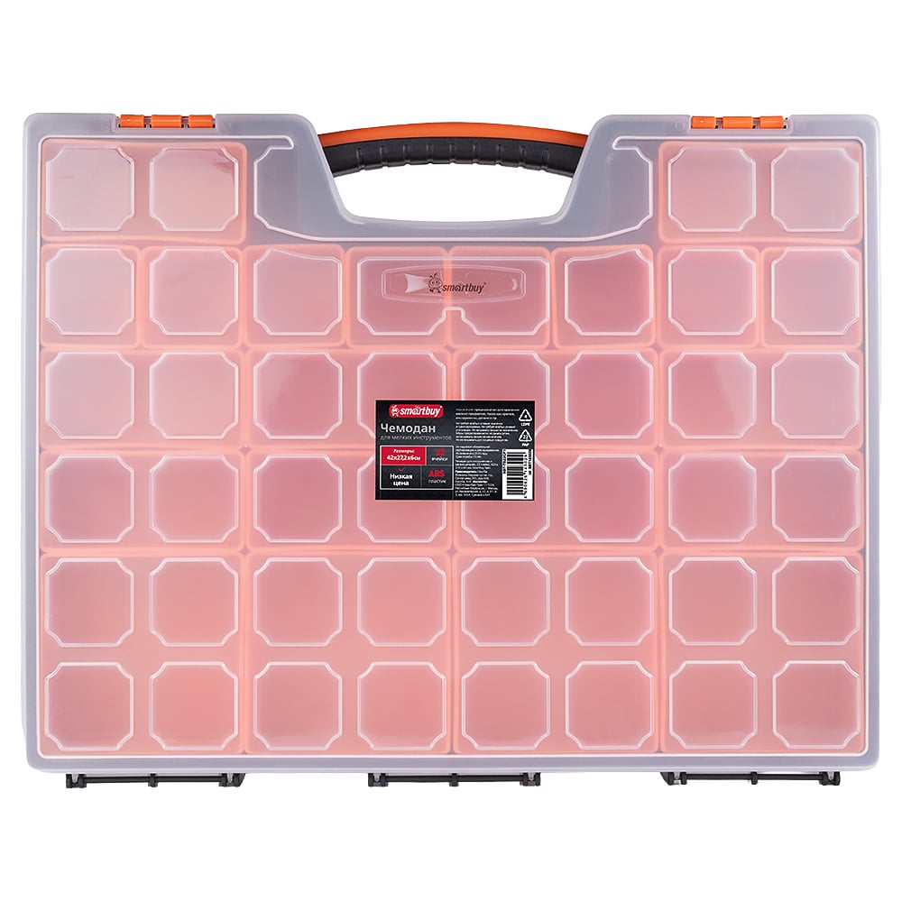 Изображение товара Чемодан для инструментов Smartbuy Tools 22 ячейки 420х272х60 мм SBT-TB22CP1