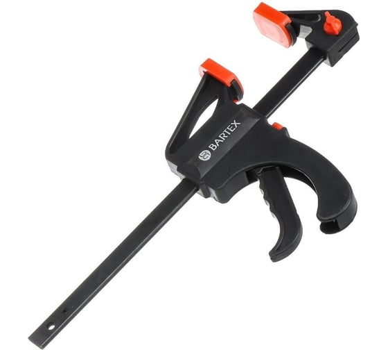 Изображение товара Струбцина F-образная BARTEX, быстрозажимная, унив, 200 мм, 1233502 329662