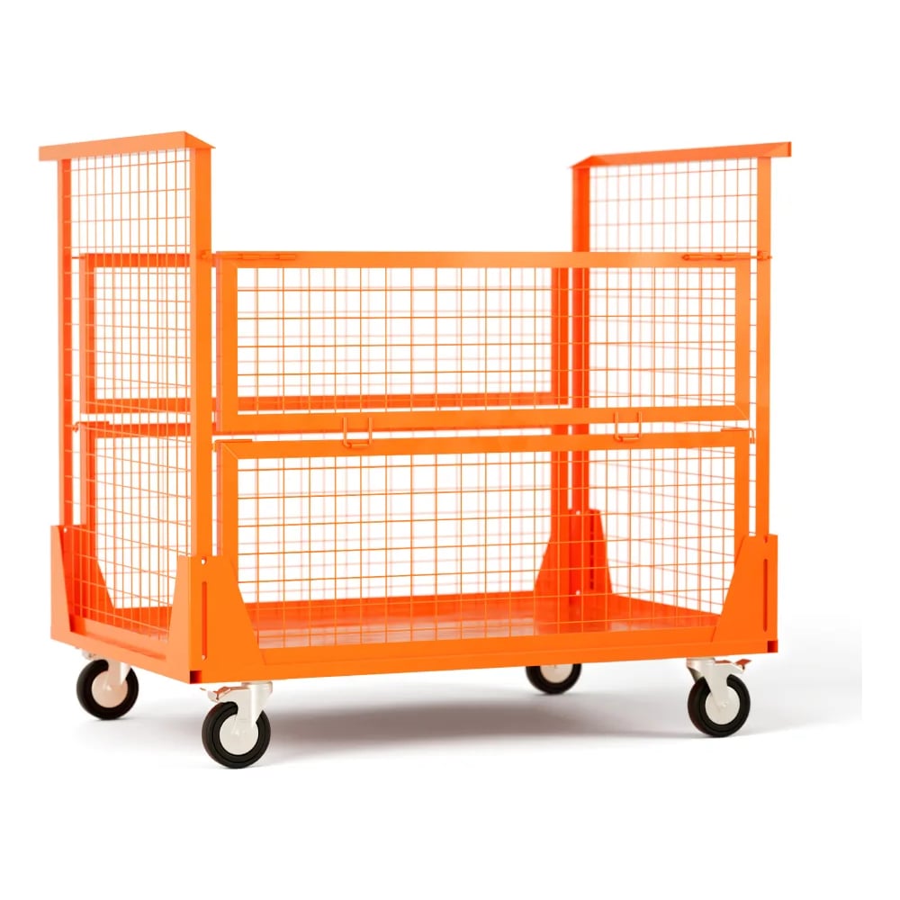 Изображение товара Контейнер складской сетчатый Garpix штабелируемый складной 1613053602931