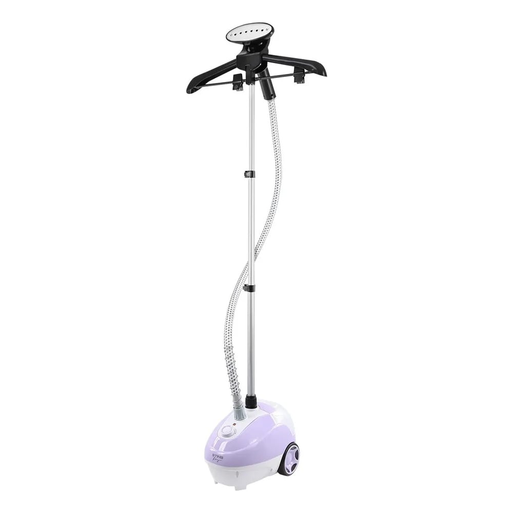 Изображение товара Напольный отпариватель для одежды STINGRAY ST-ST343A лиловый белый мощный пара