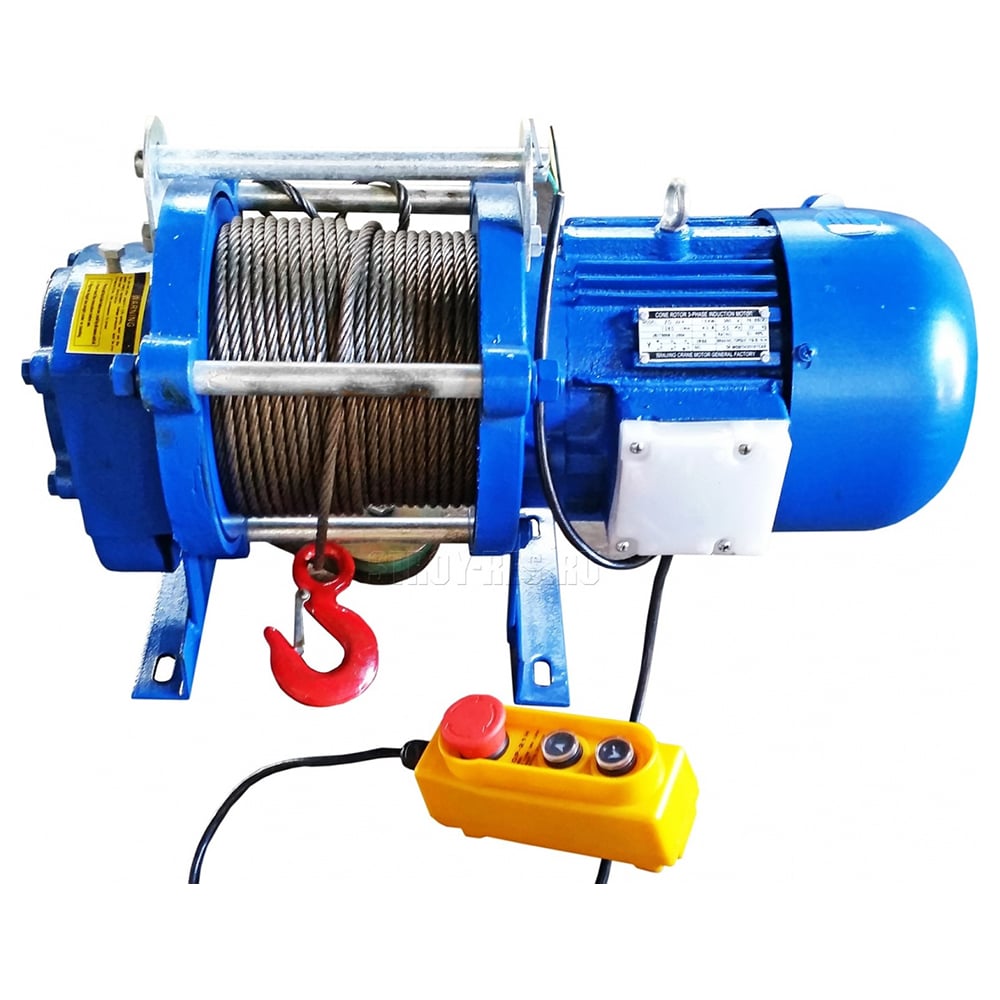 Изображение товара Электрическая строительная лебедка КСD500 30м 380В электромагнитный тормоз