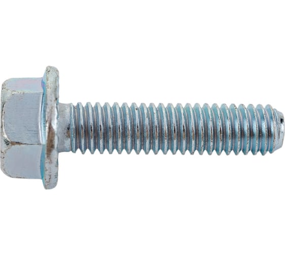 Изображение товара Болт с фланцем ZAMETAL 6x25 10.9 DIN 6921 оц., с насеч. уп. 500 шт ZA082587