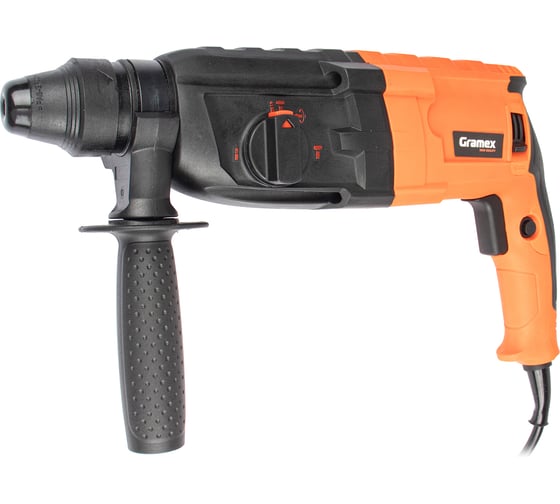 Изображение товара Перфоратор электрический Gramex HRH-800 (800Вт,0-1300об/мин,0-5800уд/мин,3,2Дж,3 реж,SDS+) Картон (1/5) 018504