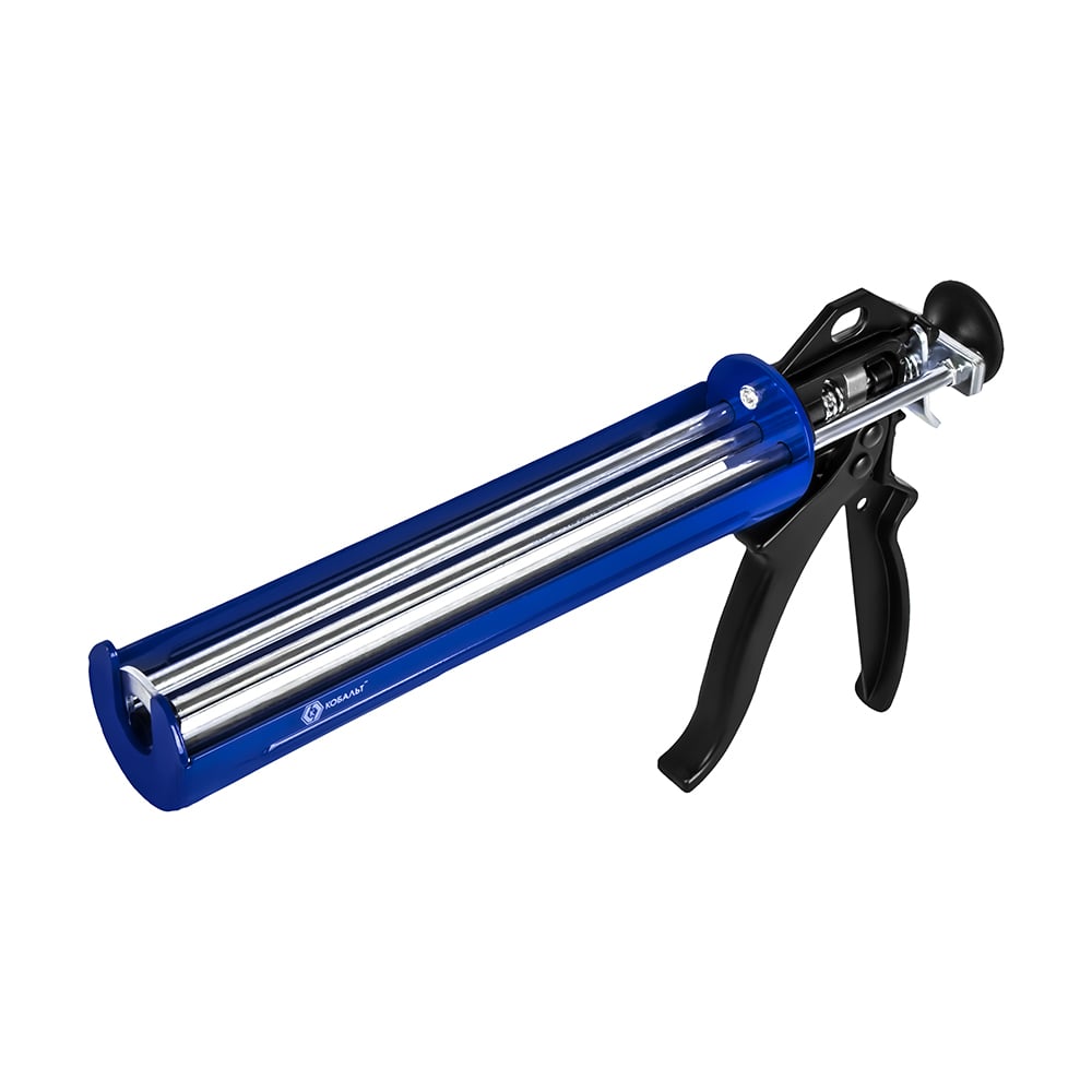 Изображение товара Пистолет для химических анкеров КОБАЛЬТ 300 мл. с трехштоковым поршнем