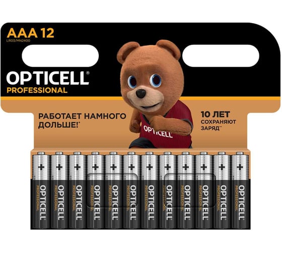 Изображение товара Батарейки AAA OPTICELL Professional 12шт 6052006