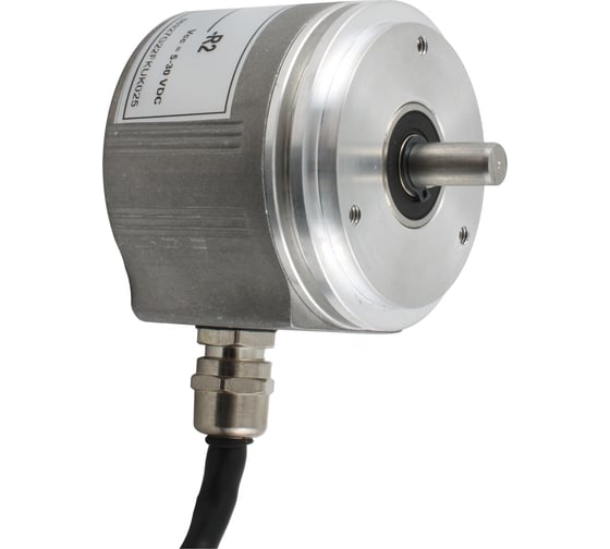 Изображение товара Инкрементальный программируемый энкодер INNOCONT D=58мм, выступающий вал 8мм, сервофланец, 3000 имп/об, 5…30V EIP 58SO 8630V3000-R2