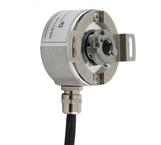 Изображение товара Инкрементальный программируемый энкодер INNOCONT D=50мм, полый вал 10мм, 3000 имп/об, 5…30VDC, выход TTL/HTL EIP 50HO 10630V3000-R2