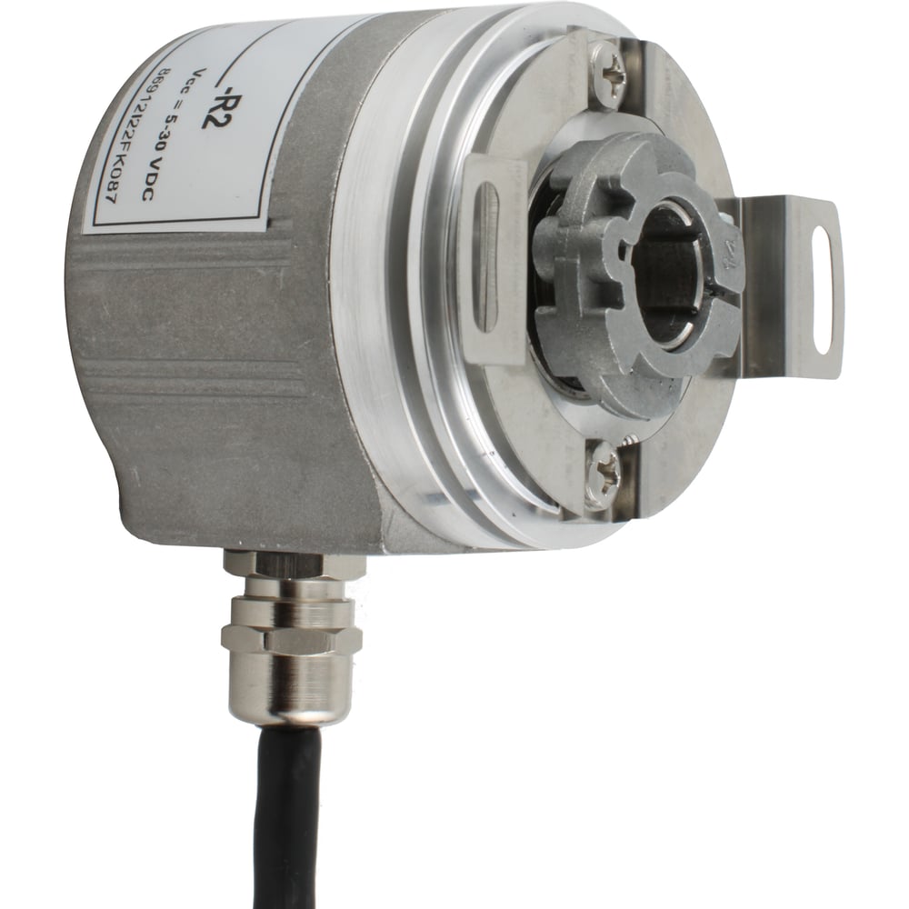 Изображение товара Инкрементальный программируемый энкодер INNOCONT D=58мм полый вал 14мм 3000 имп/об