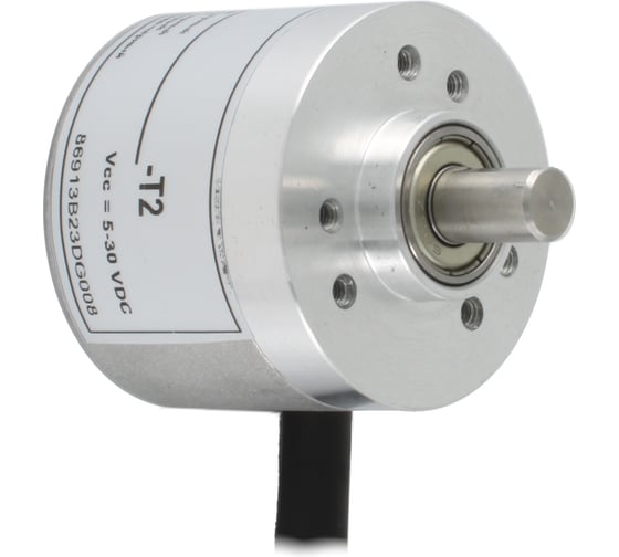 Изображение товара Инкрементальный программируемый энкодер INNOCONT D=40мм, выступающий вал 8мм, 3000 имп/об, 5…30VDC, выход TTL EIP 40BO 8630V3000-T2