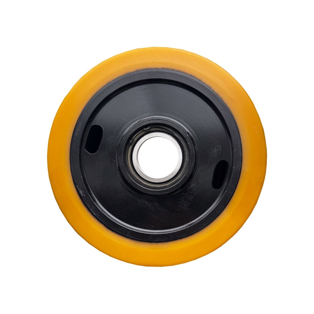 Изображение товара Ведущее колесо для штабелёра Stravitel 230x85 мм с подшипником и чугунным диском