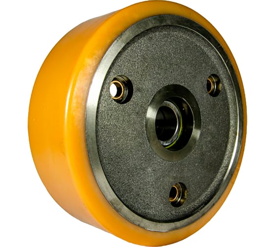 Изображение товара Грузовое колесо для штабелёра Stravitel 285*100 мм, 3 отверстия, подшипник FAG 51078774